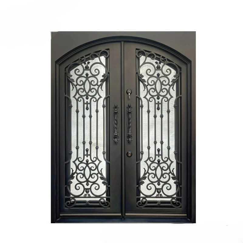 Luxury Wrought Iron Steel Door Home | MT-SD-0055
