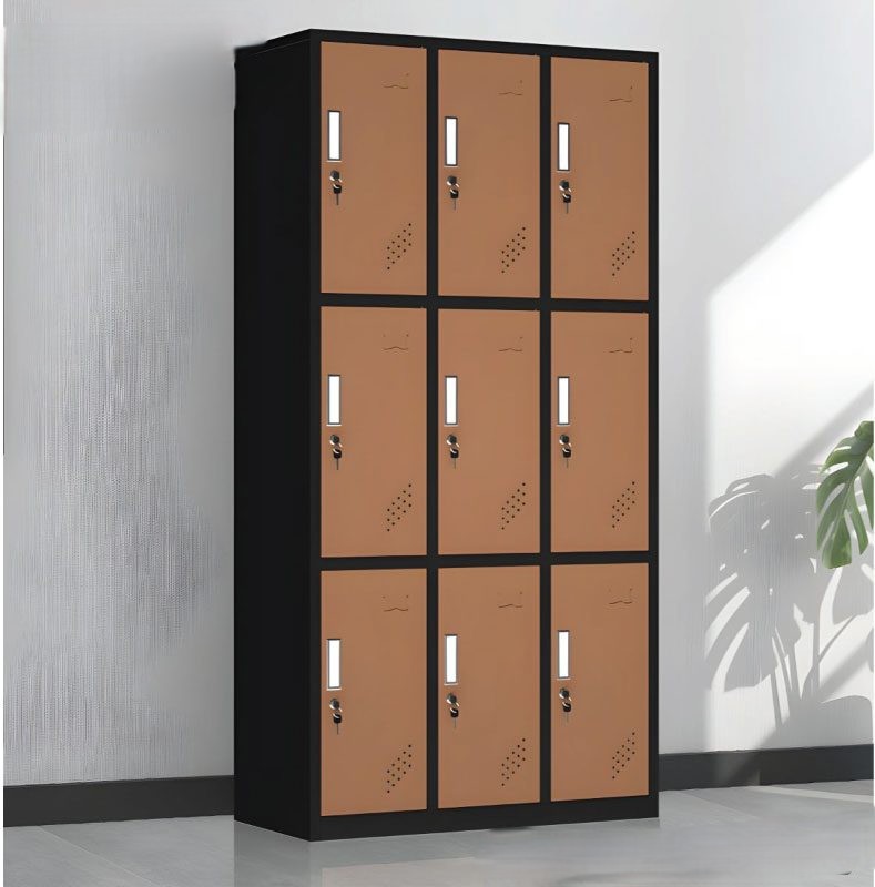 Steel Locker Storage Cabinet with 9 Doors for Swimming Pools | MT-ML-0024